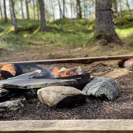 Treetop Ekne - Hytte I Skogen Med Hengebru Hotell Levanger Eksteriør bilde